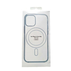 NIB Magnetic Clear Case For‎ iPhone 14 Pro Max Wireless Charging Compatible